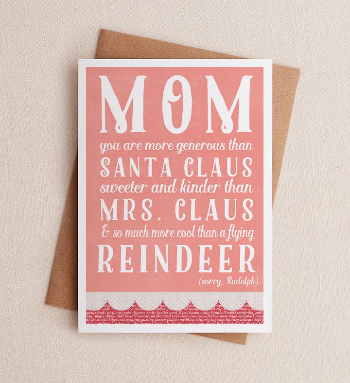 1-800-Flowers Seasonal Gift Delivery Sorry Rudolph Christmas Greeting Card