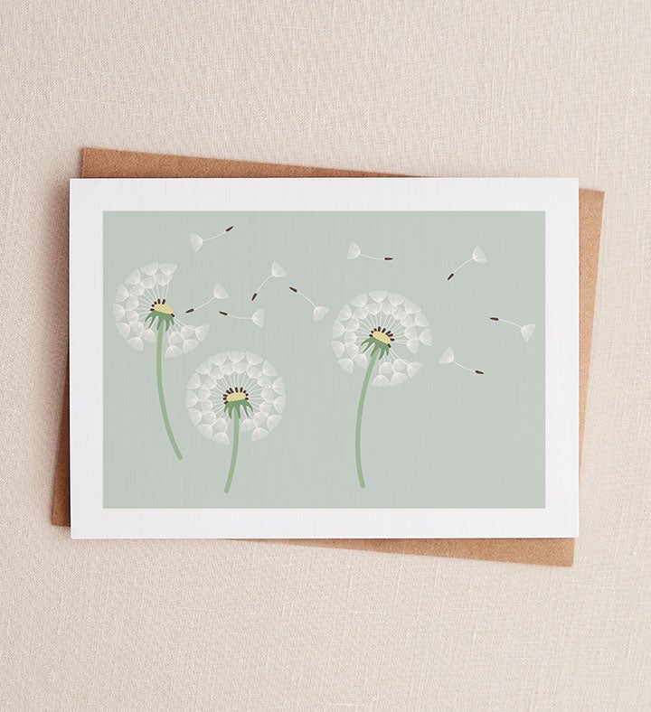 Dandelions Sympathy Greeting Card