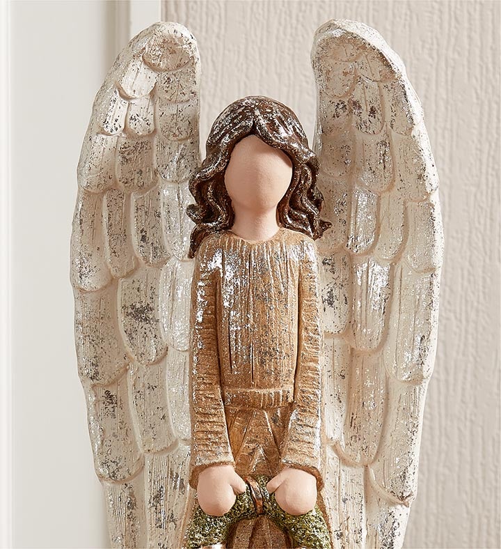 Glistening Holiday Angel- 28”