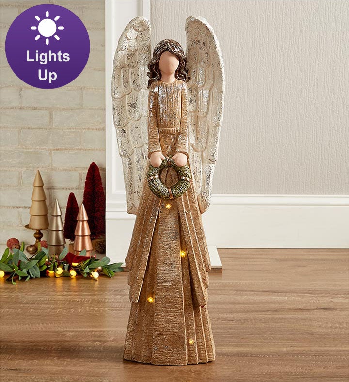 Glistening Holiday Angel  28”