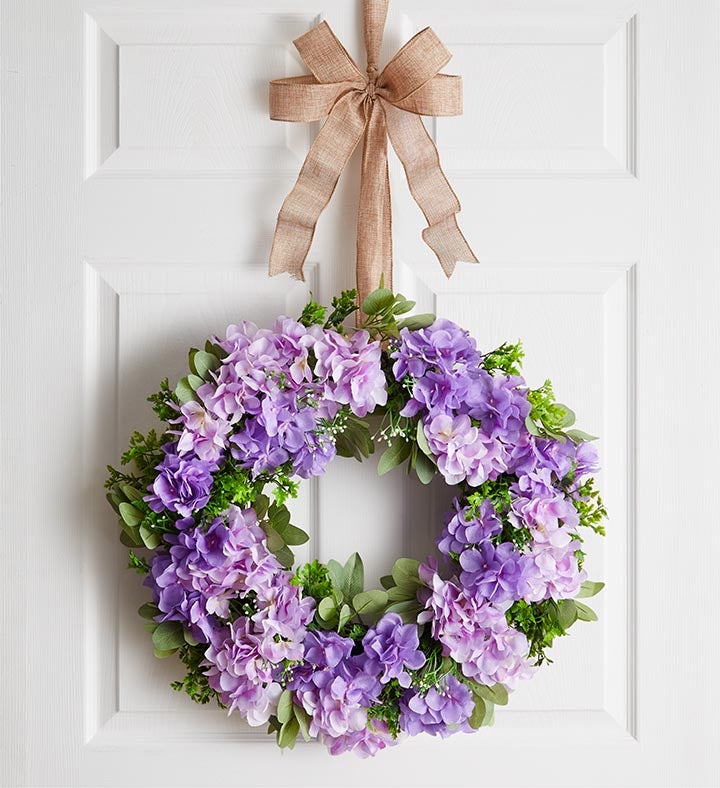 Summer Bliss Hydrangea Wreath  24”