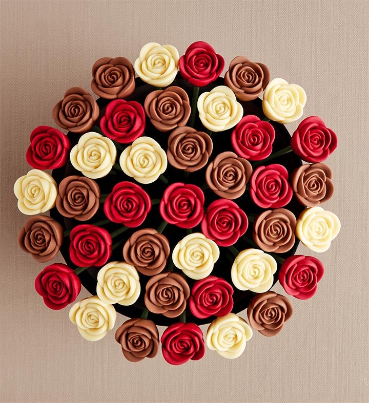 Fleur De Chocolate® Belgian Chocolate Roses – Love and Romance