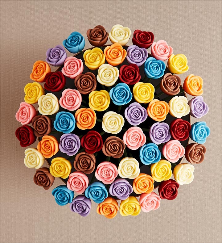 Fleur De Chocolate® Belgian Chocolate Roses – Birthday Wishes