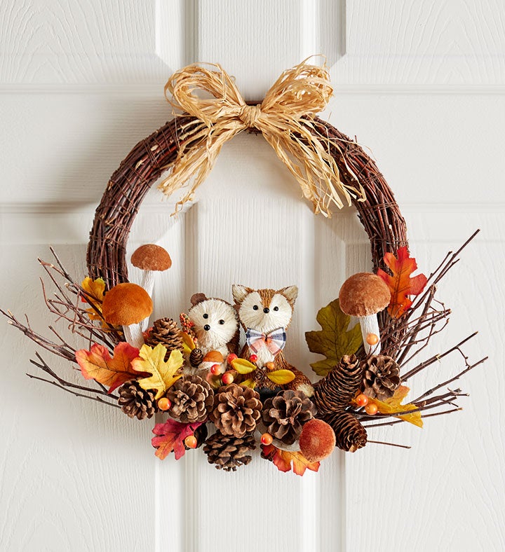 Enchanted Forest Friends Wreath - 16"