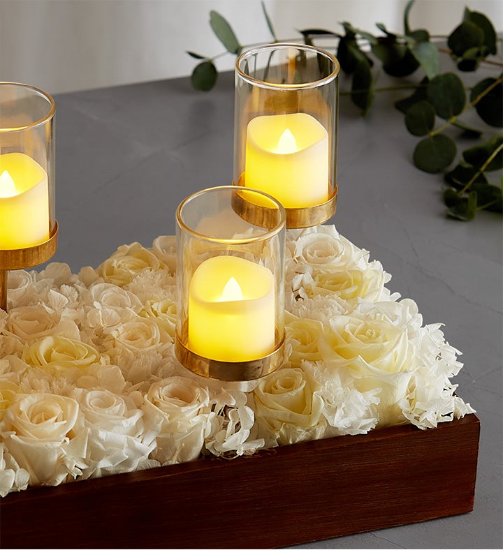 Magnificent Roses® Preserved Tranquil Centerpiece