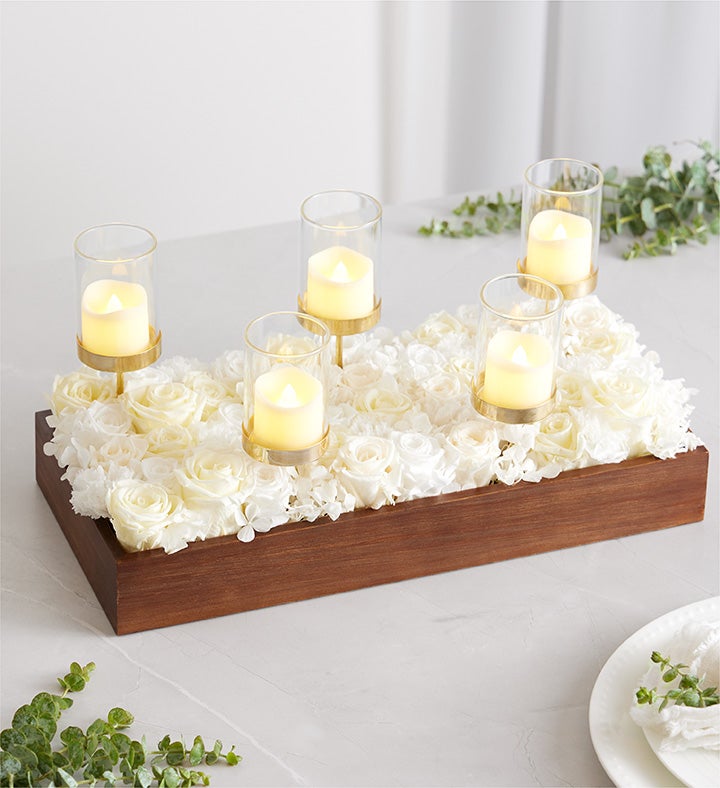 Magnificent Roses® Preserved Tranquil Centerpiece