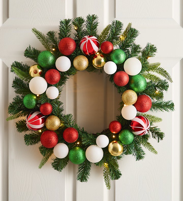 Merry & Bright Wreath - 22"