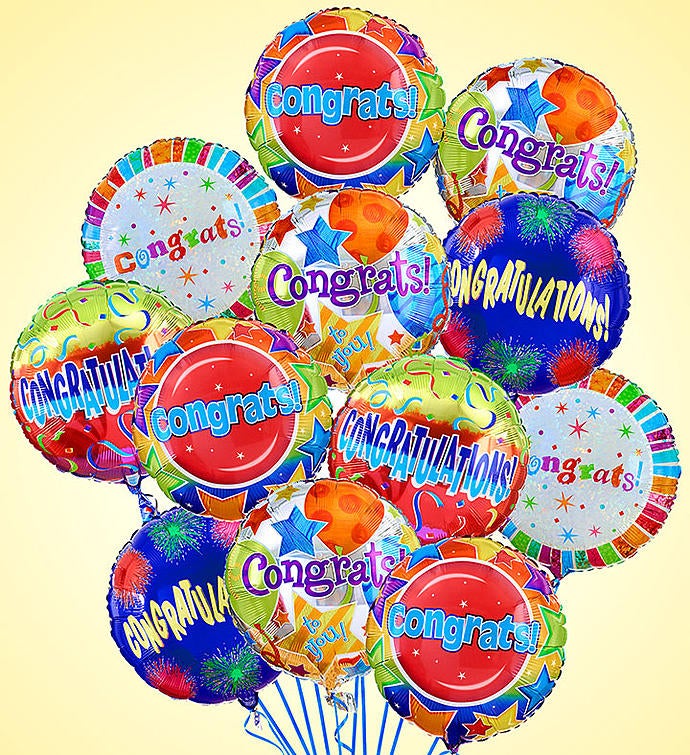 ontploffen incompleet fee Air-Rangement® - Congratulations Mylar Balloons from 1-800-FLOWERS.COM