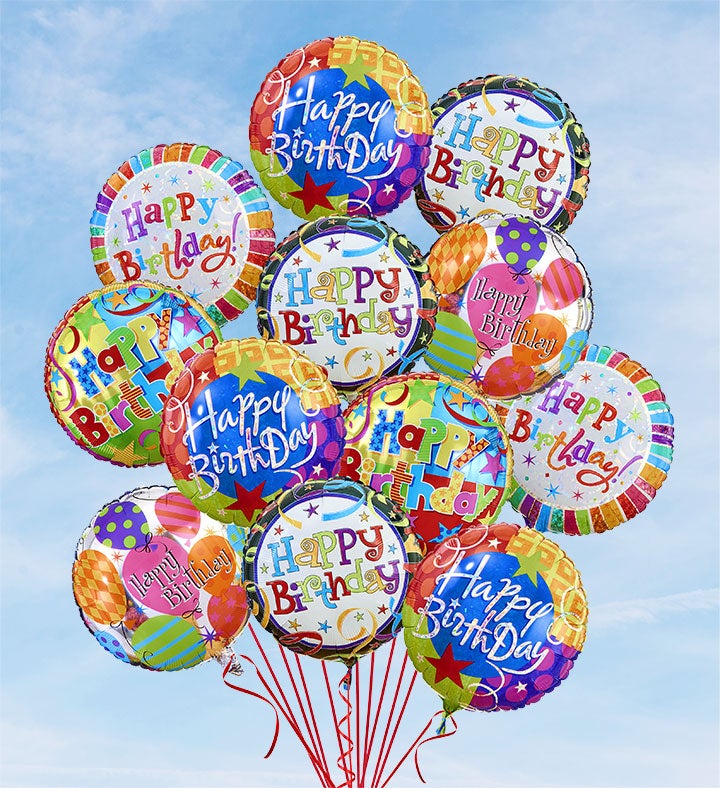 Happy Birthday Balloons Happy Birthday Balloon Set Birthday Party Decor  Party Decor Gifts Birthday Celebration Gold Balloons 