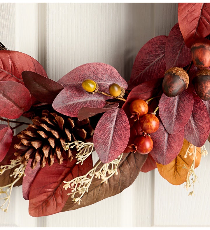 Sunset Harvest Wreath