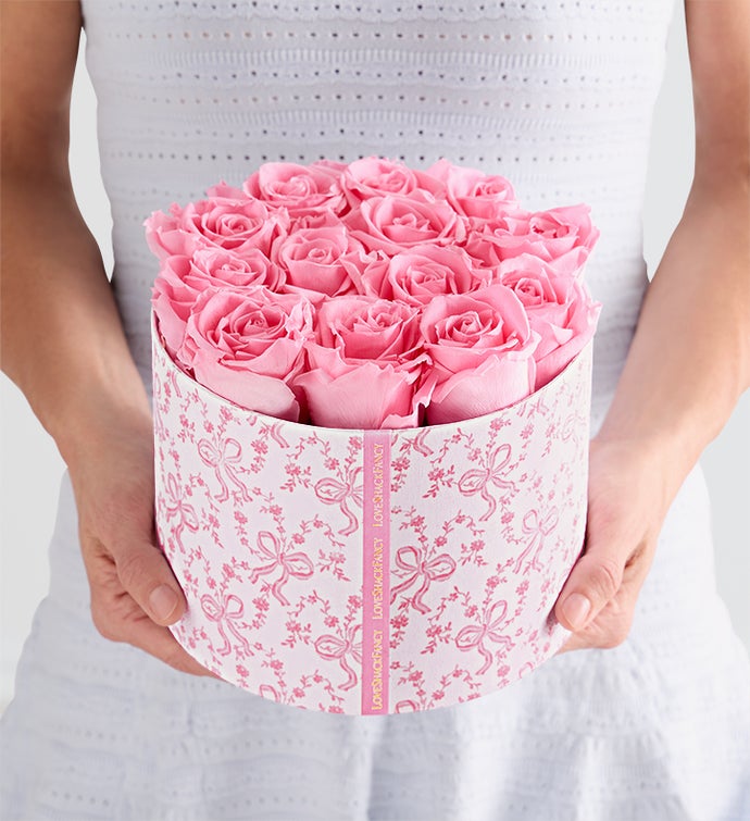 LoveShackFancy Blushing Bows Preserved Magnificent Roses®