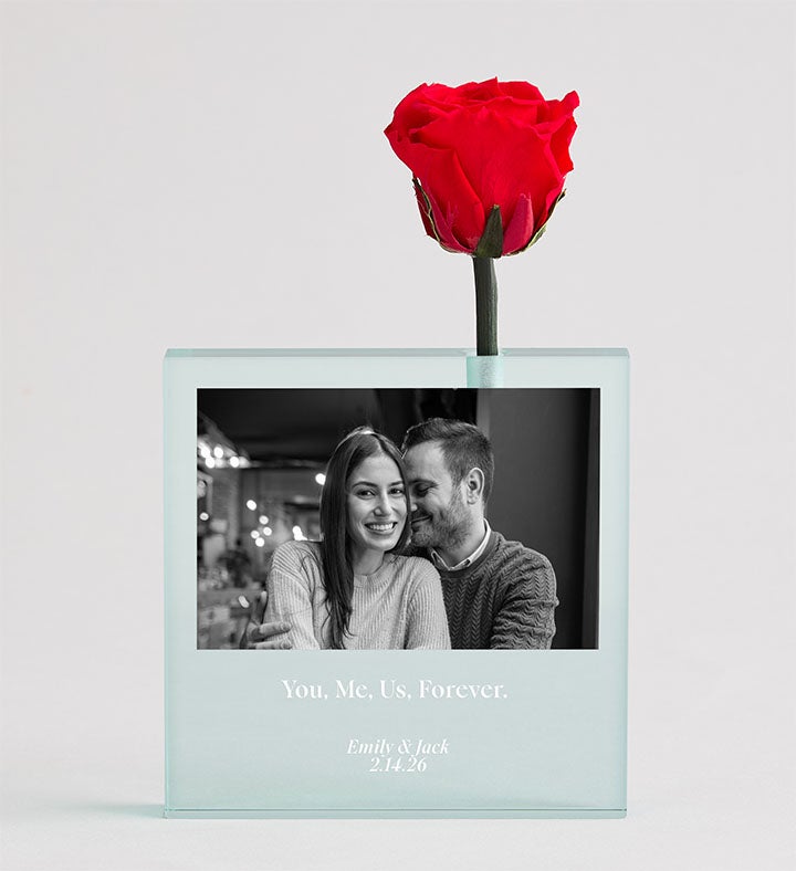 Magnificent Roses® Personalized Bud Vase