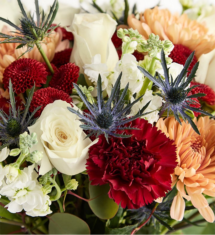 Crimson & Snowfall™ Bouquet
