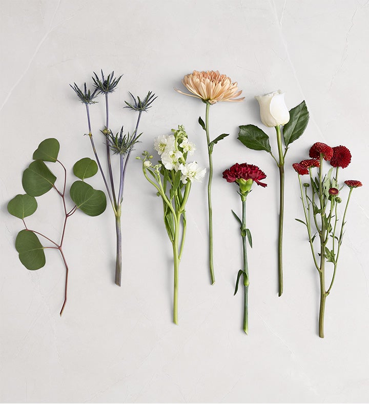 Crimson & Snowfall™ Bouquet