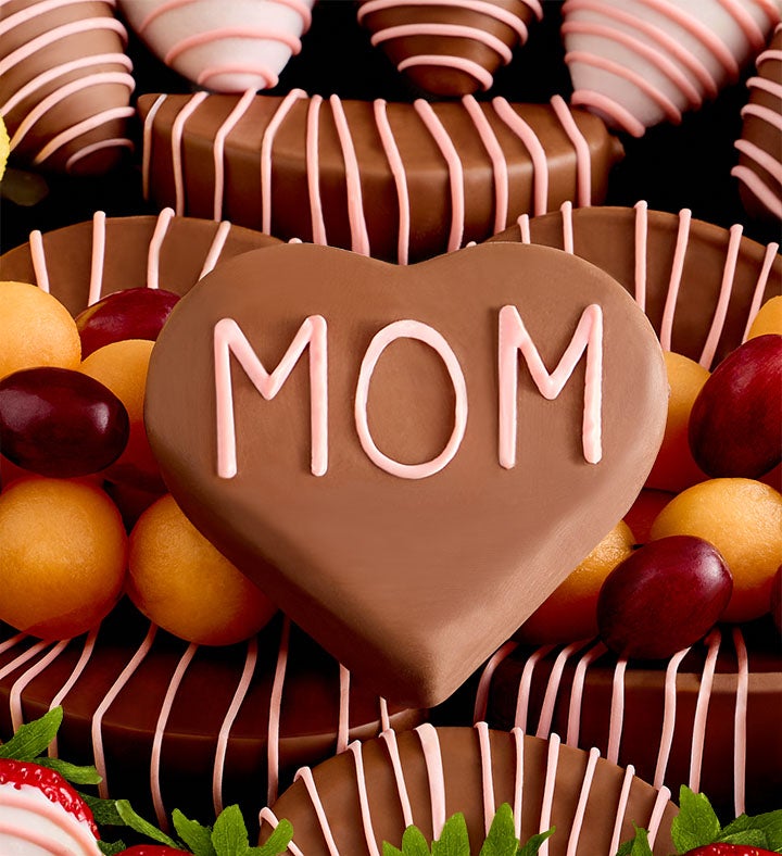 Dipped Fruit Platter for Mom