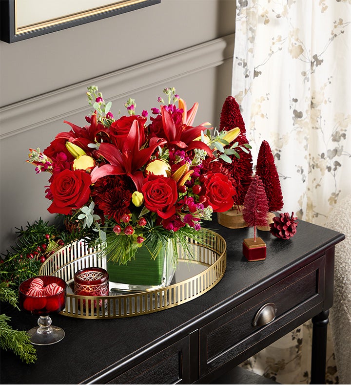 R91CP【Carola flower】 Crimson Carol™ | 1800Flowers