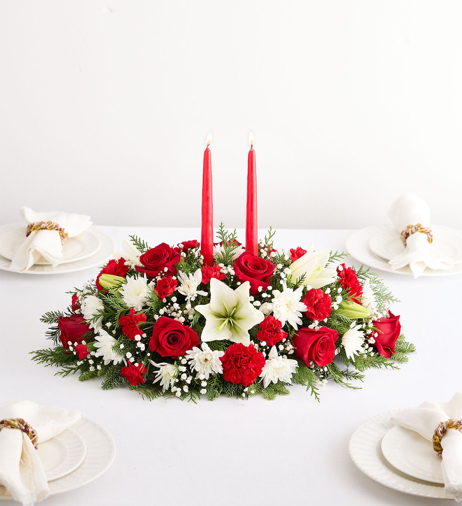 Traditional Christmas Centerpiece