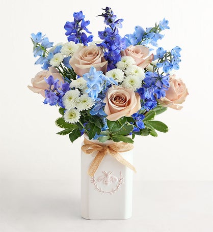 Honey Bee Buzz™ Delphinium Bouquet