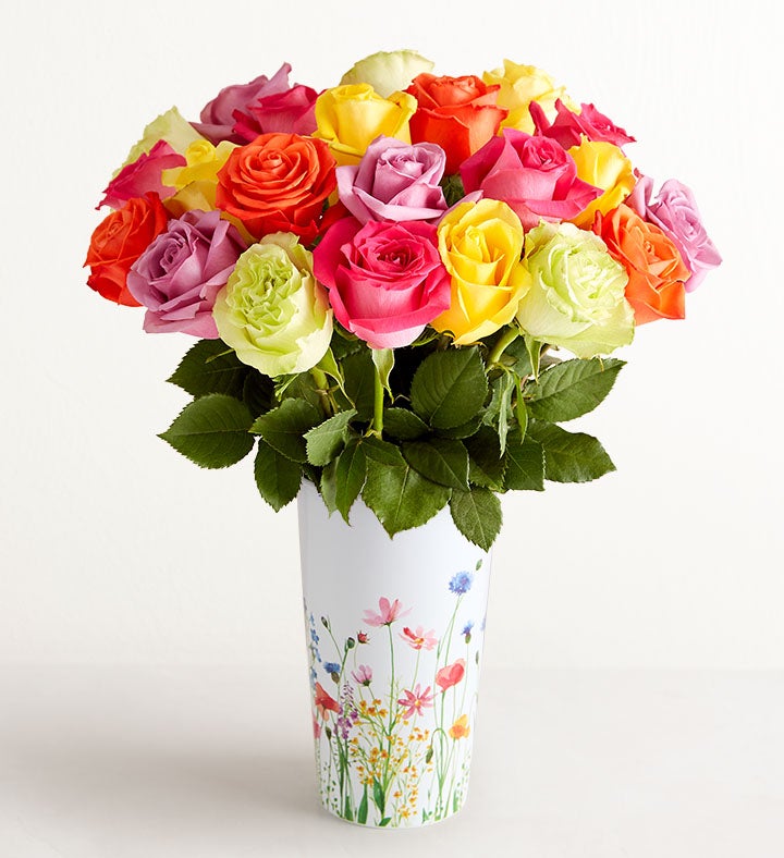 Wildflower Assorted Roses Bouquet
