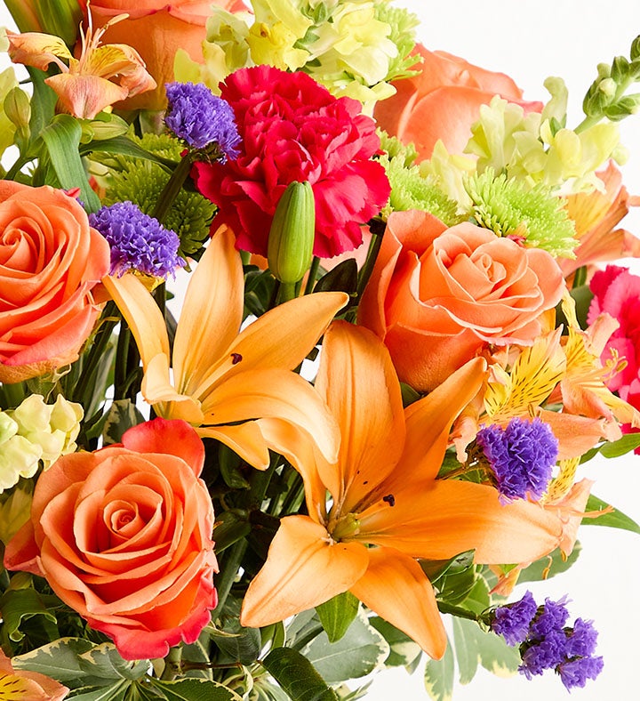 Vibrant Floral Medley™ | Bright Colored Flower Arrangements
