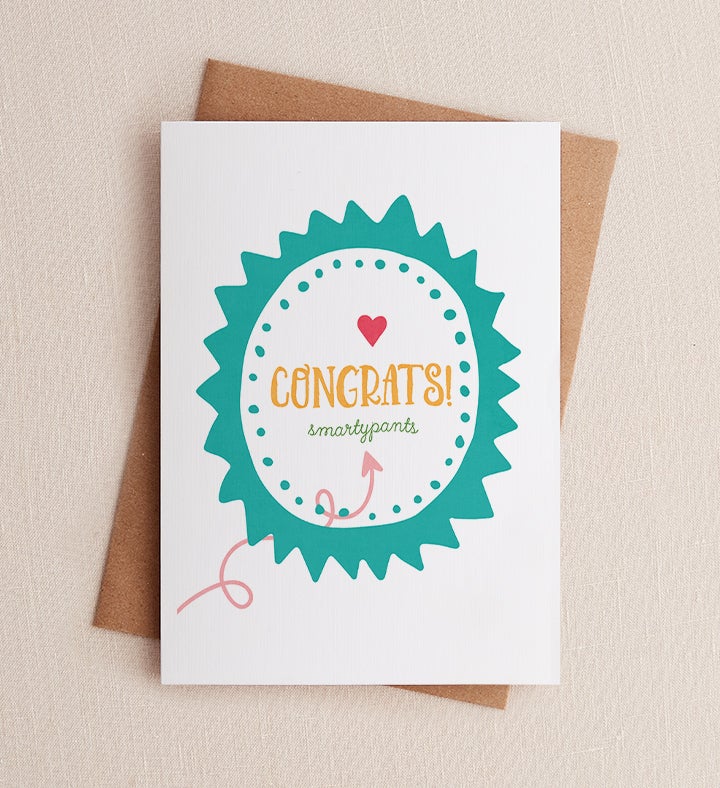 Smarty-pants Graduation Greeting Card