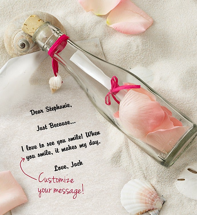 Personalized Message in a Bottle® Just Because