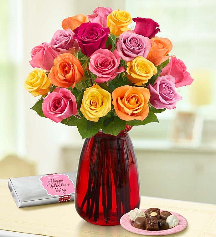 Assorted Roses, 18 Stems