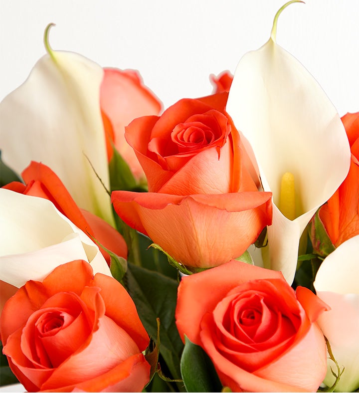 Autumn Rose & Calla Lily Bouquet