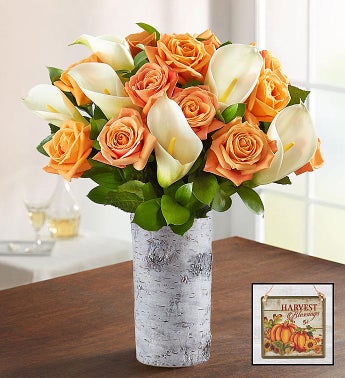 Autumn Rose  Calla Lily Bouquet