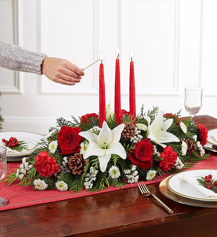 Traditional Christmas Centerpiece 90669