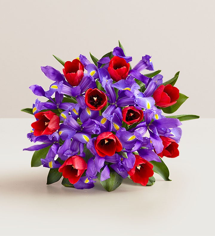 Bunches of Love Tulip & Iris Bouquet