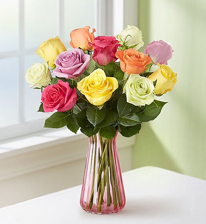 One Dozen Assorted Roses for Mother’s Day