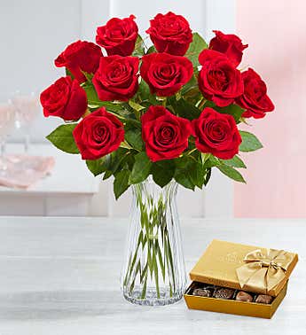 One Dozen Assorted Roses | 1800Flowers.com - 90925