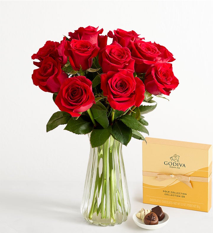 One Dozen Red Roses
