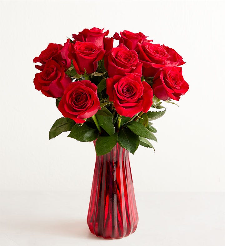 One Dozen Red Roses | 1800Flowers.com - 90926