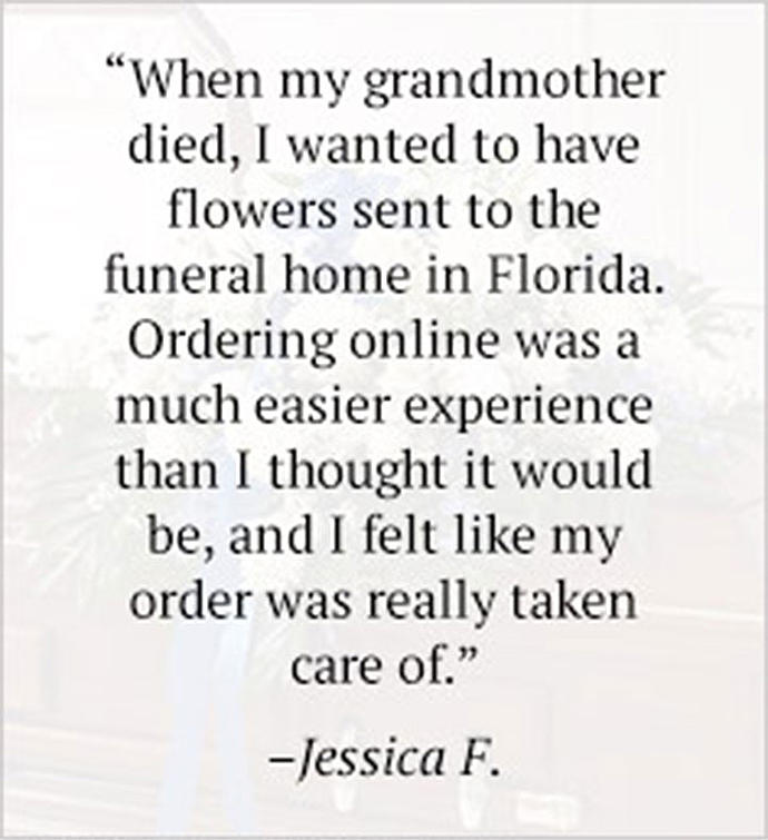 Blue & White Mixed Half Casket Cover | Funeral Arrangements