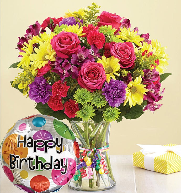 It S Your Day Bouquet Happy Birthday From 1 800 Flowers Com