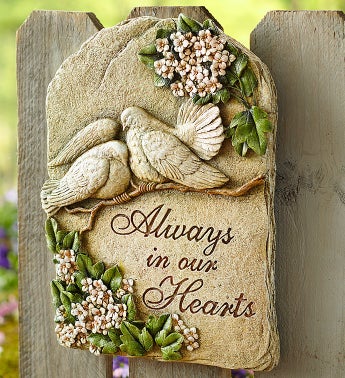 Always in Our Hearts Plaque
