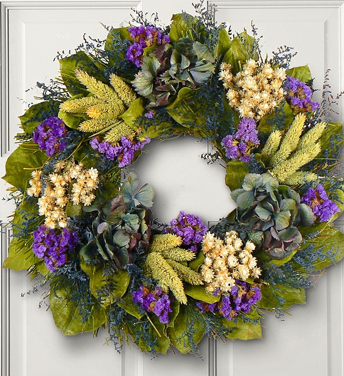 Preserved Jewel of Provence Wreath - 16