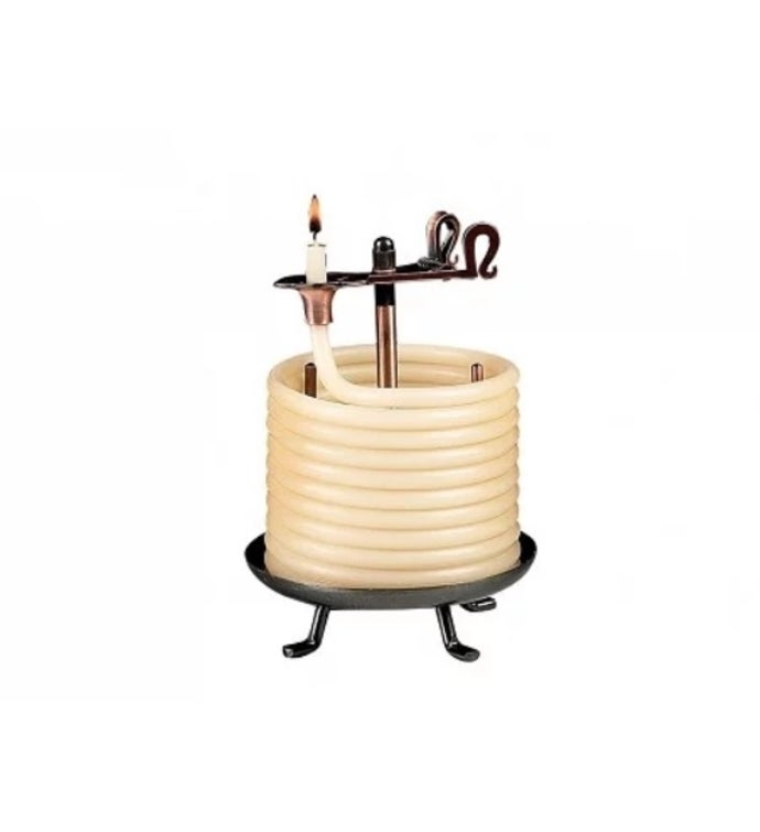 Self Extinguishing Coil Candle  Unscented  60 Hour