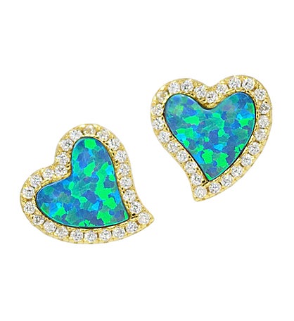 Amore - Heart Studs