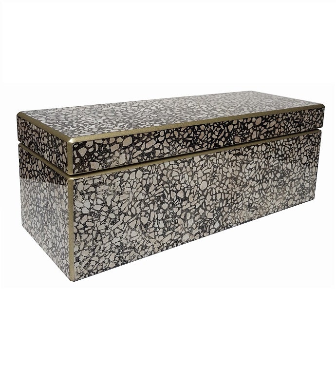 Handmade Reverse Painted Mirror Rectangular Box