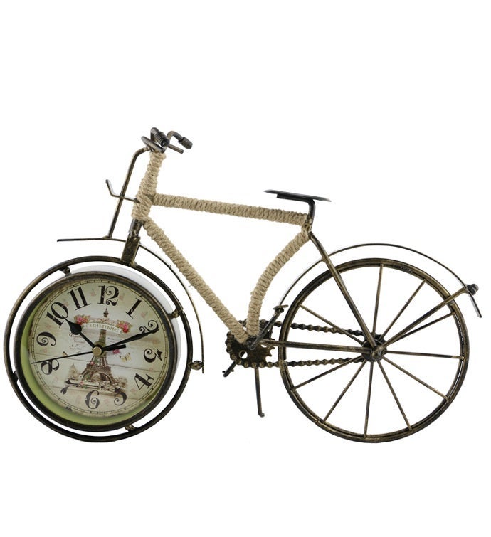 Brown Bike Clock