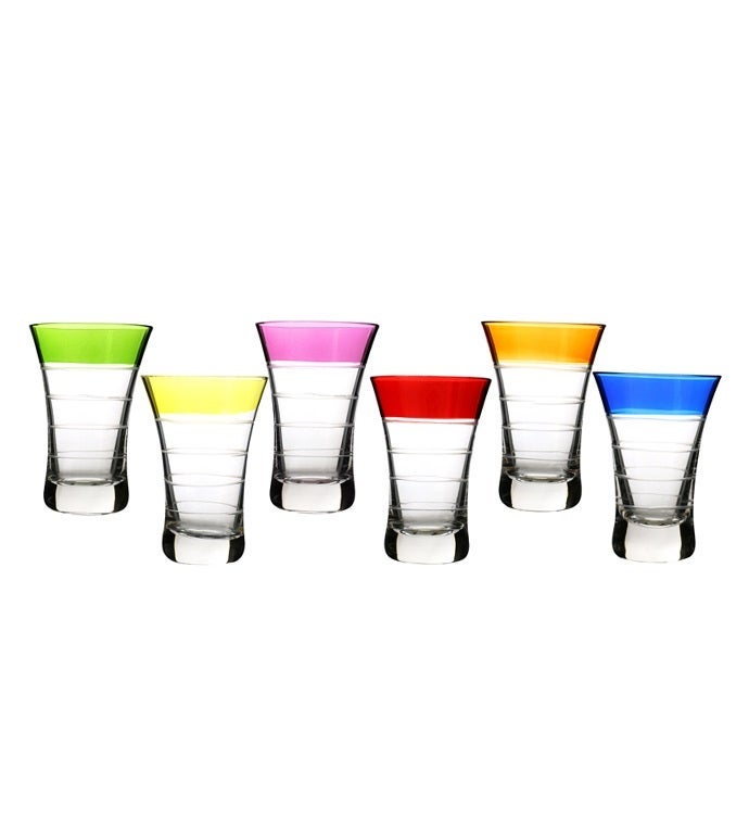 Multicolored Shot Glass Set