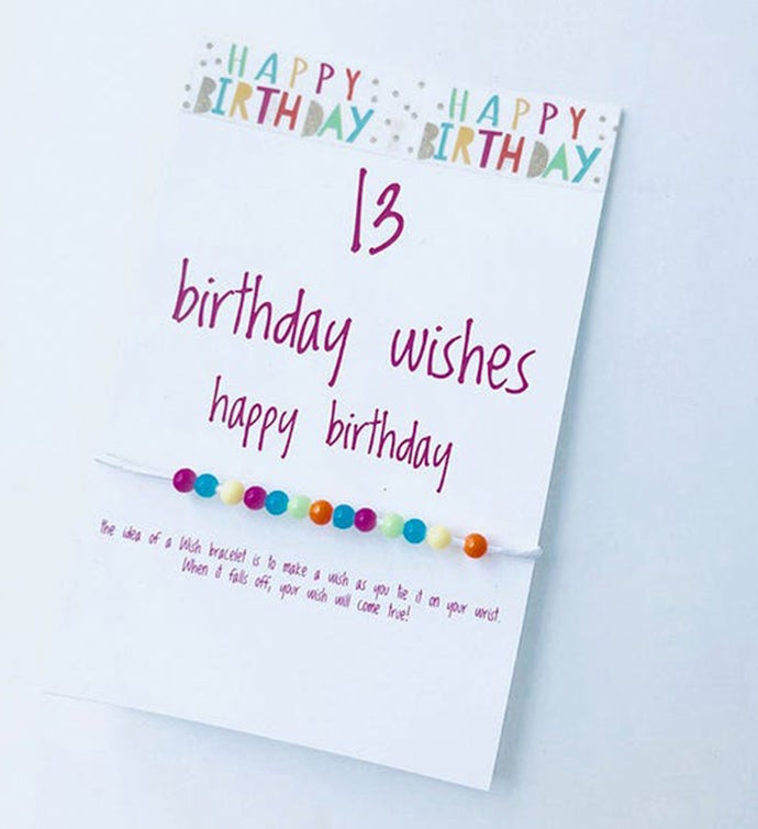 13 Birthday Wish Bracelet