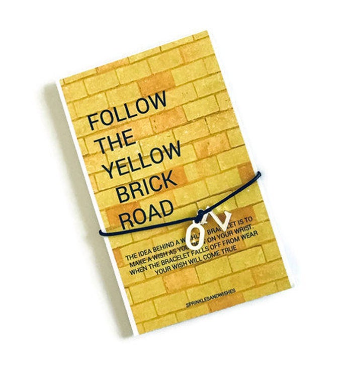 Follow the Yellow Brick Road Wish Bracelet