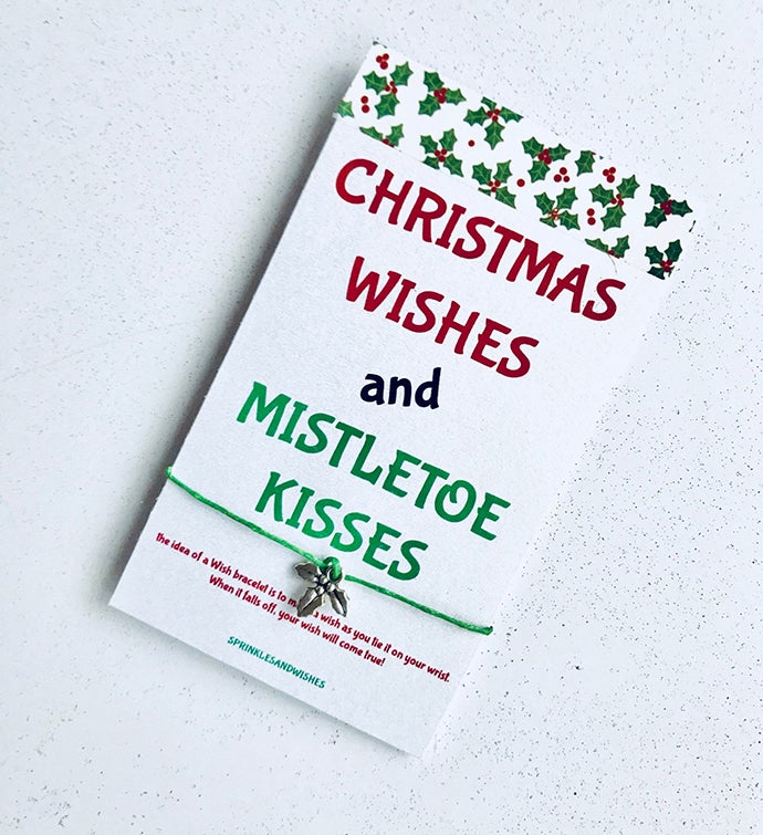 Mistletoe Kiss Wish Bracelet