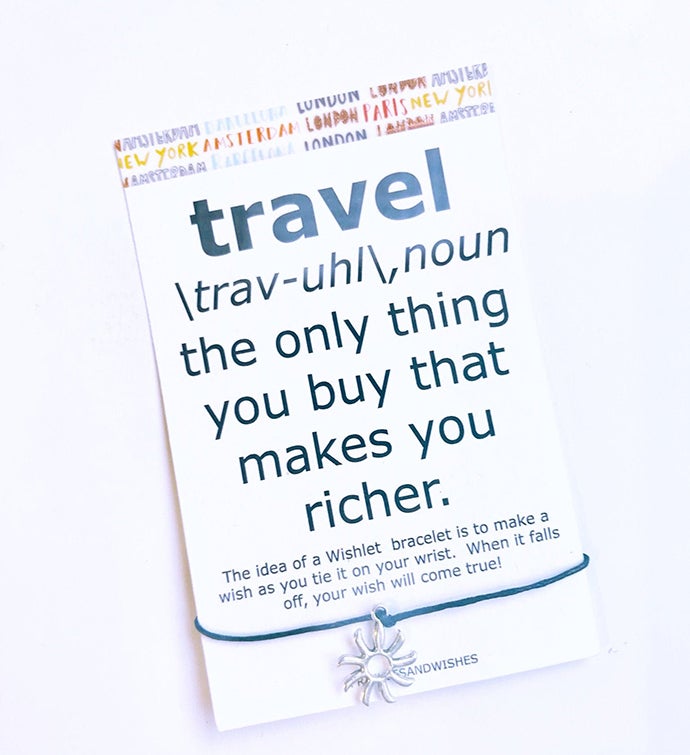 Travel Definition Bracelet