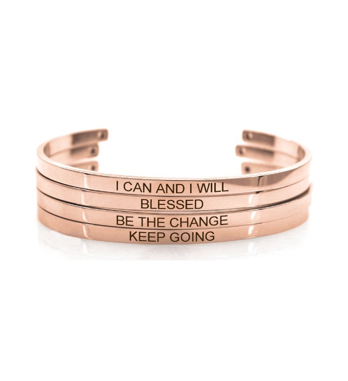 Trust The Universe Bangle Bracelet