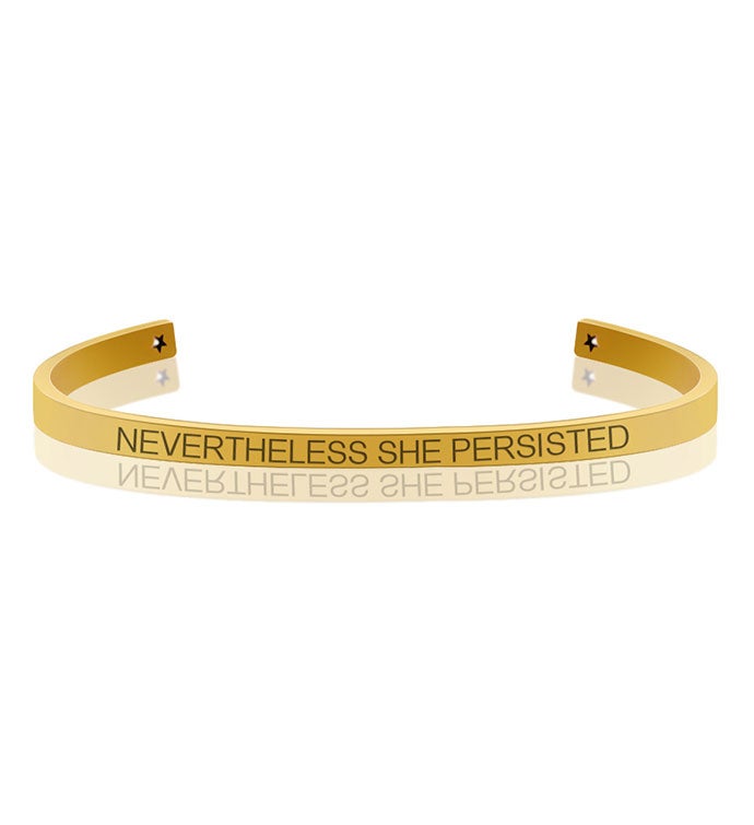 Nevertheless She Persisted Bangle Bracelet